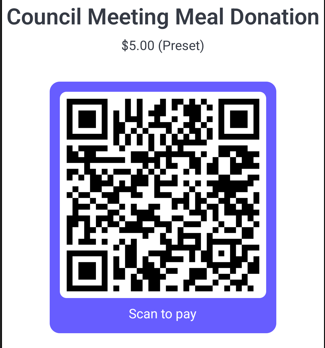 Stripe QR Code Meal Pay 5 Dollars